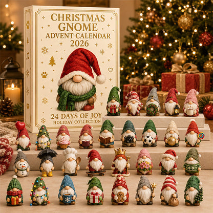 🎄🧙 Christmas Gnome Advent Calendar 2026 – 24 Days of Whimsical Holiday Joy 🎁✨