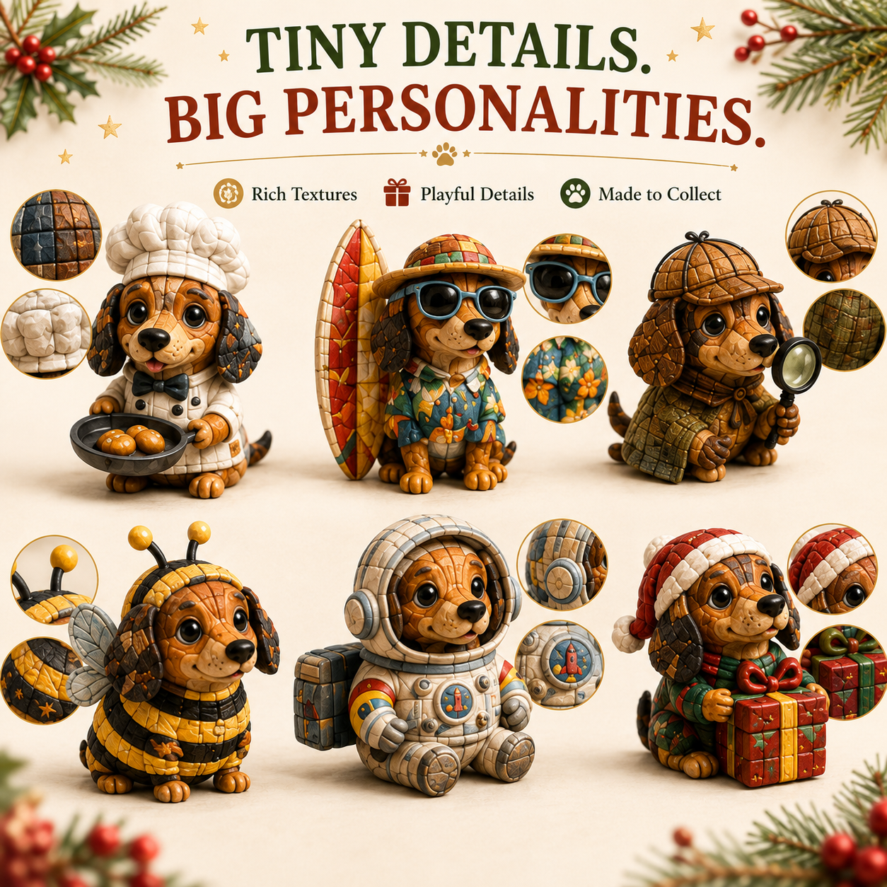 ⏰Limited Stock 50% OFF - 🎄🐾 2026 Dachshund Advent Calendar – 24 Days of Wiener Dog Joy