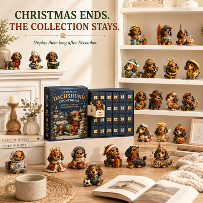 ⏰Limited Stock 50% OFF - 🎄🐾 2026 Dachshund Advent Calendar – 24 Days of Wiener Dog Joy